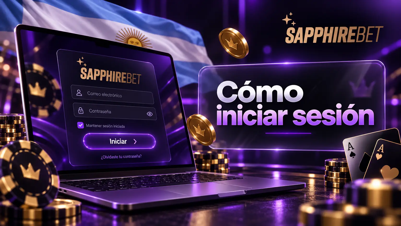 Cómo iniciar sesión Sapphirebet Casino