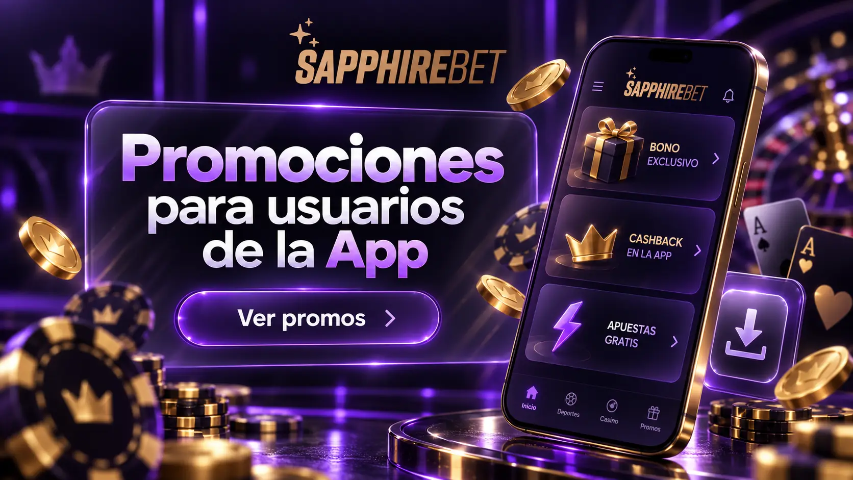 Bonos y promociones exclusivas para usuarios de la aplicación móvil